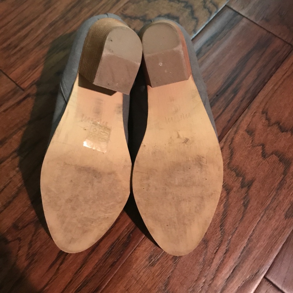 Grey Booties With Stitching - image 3